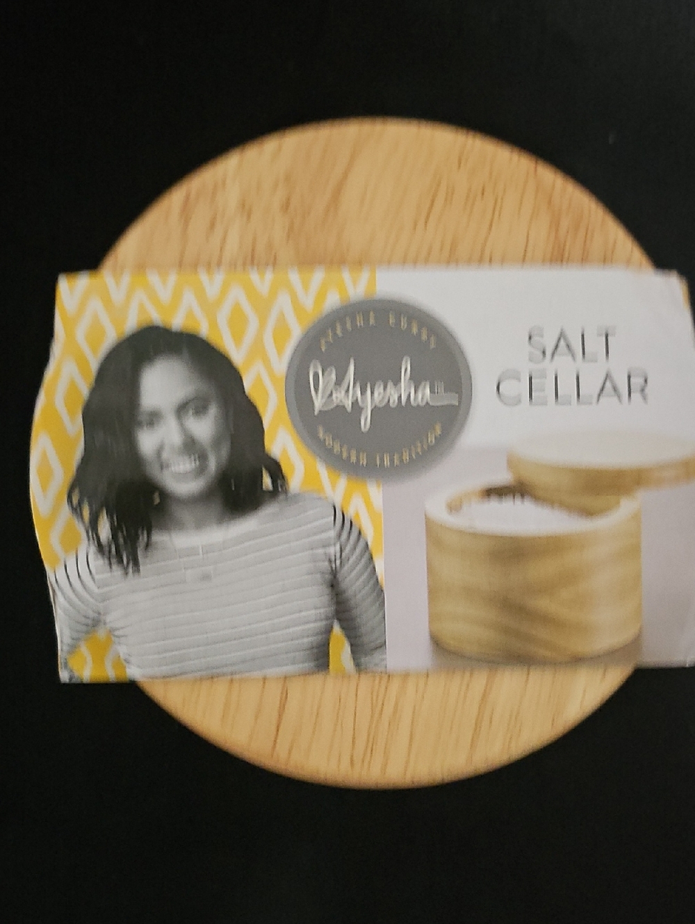Ayesha Curry Salt Cellar  ~ 9.5 oz Capacity